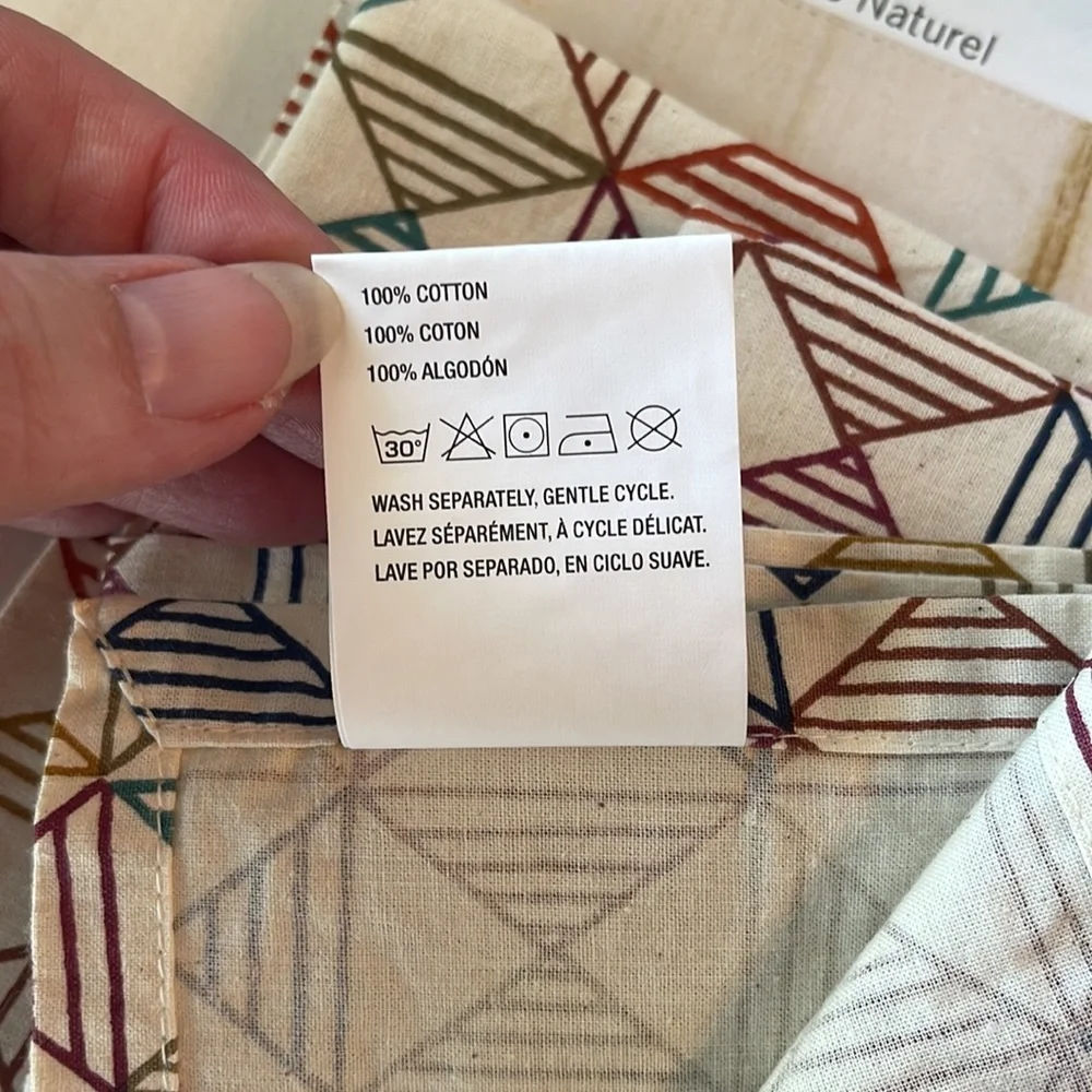 Crate & Barrel Polly Dinner Napkins